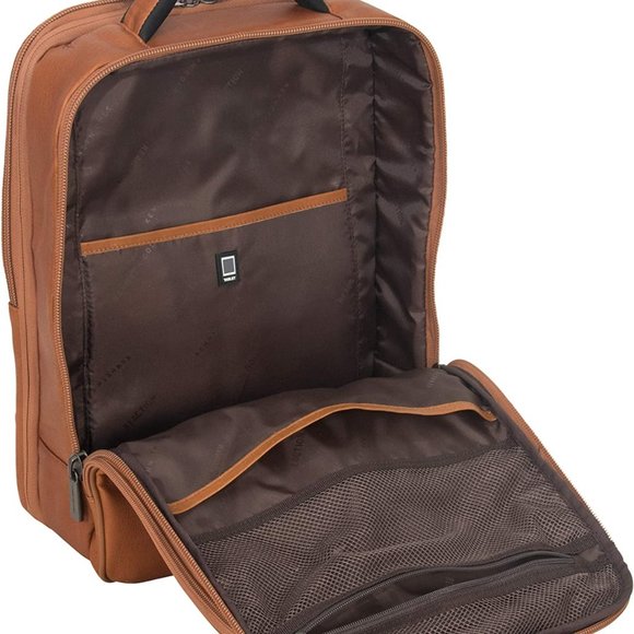 Kenneth Cole Reaction Slim Leather Backpack *** NEW WITH TAG *** NWT - Picture 8 of 16